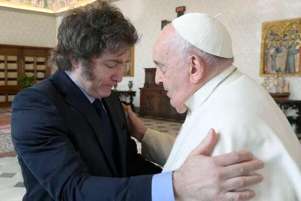 Milei y El Papa Francisco