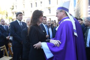 Victoria Villaruel misa Papa Francisco